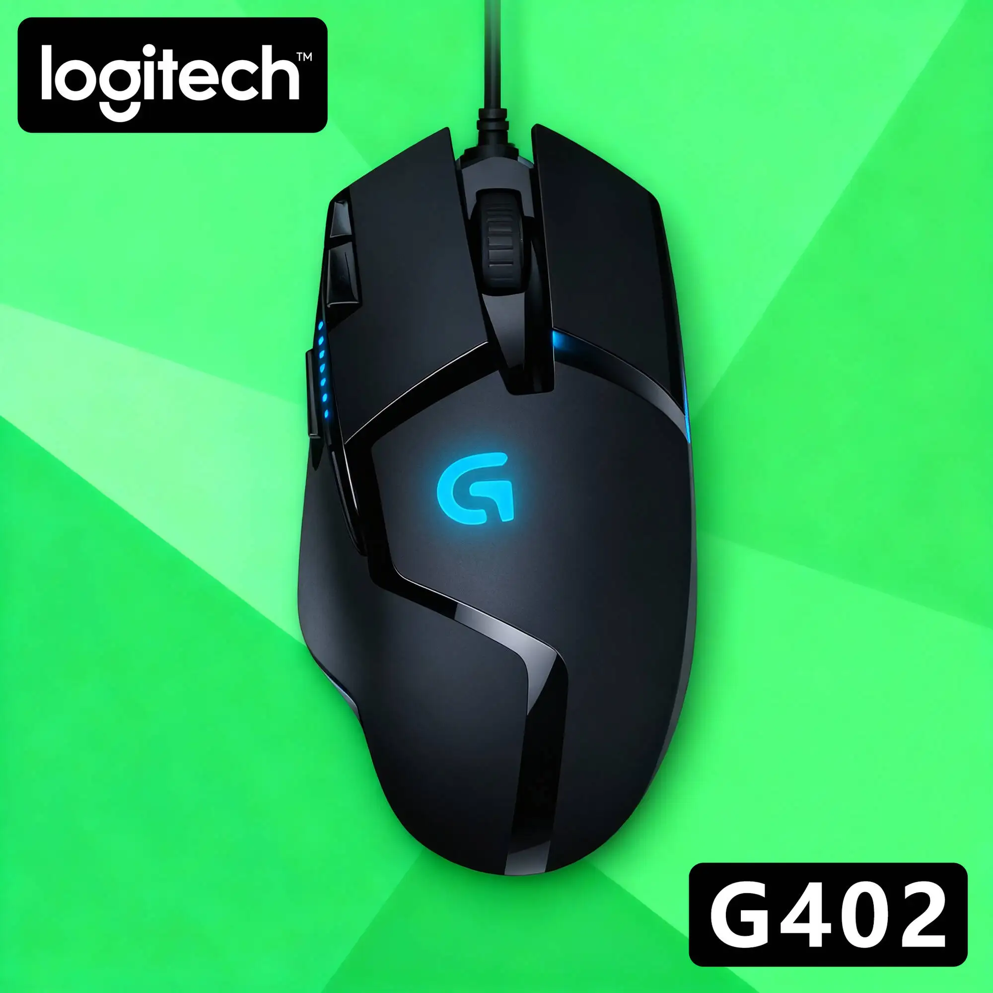 

Мышь Logitech G402: отклик 1 мс, USB, скорость 500 IPS, 8 программируемых кнопок, 4 режима DPI, 20 млн нажатий, для ноутбуков и настольных ПК, для геймеров