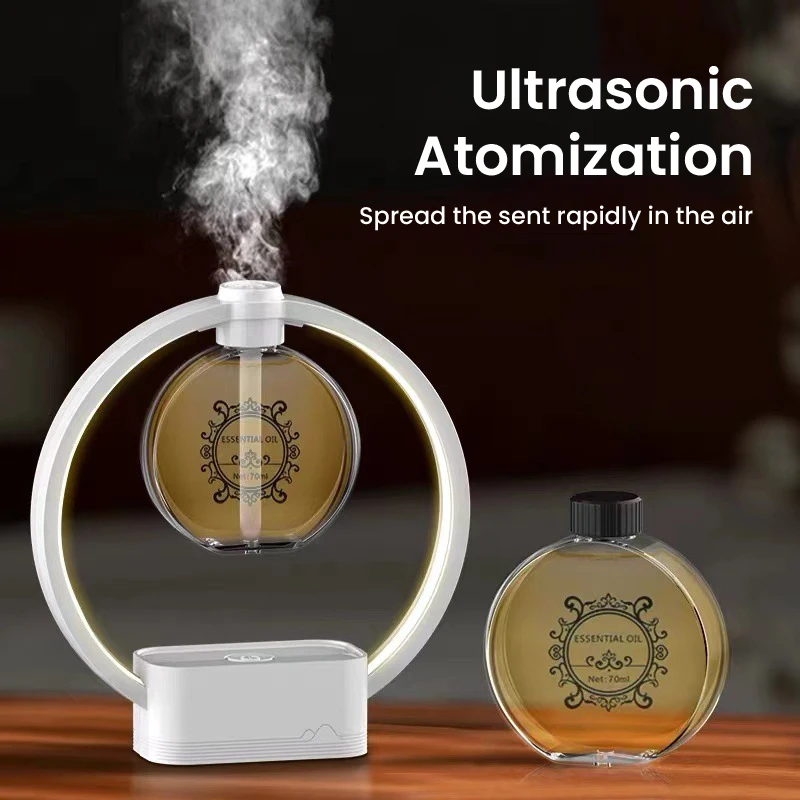 Electric Aroma Fragrance Diffuser 6 Modes Essential Oil Scent Diffuser 1200Mah Battery Air Humidifier Mutil Color Night Light