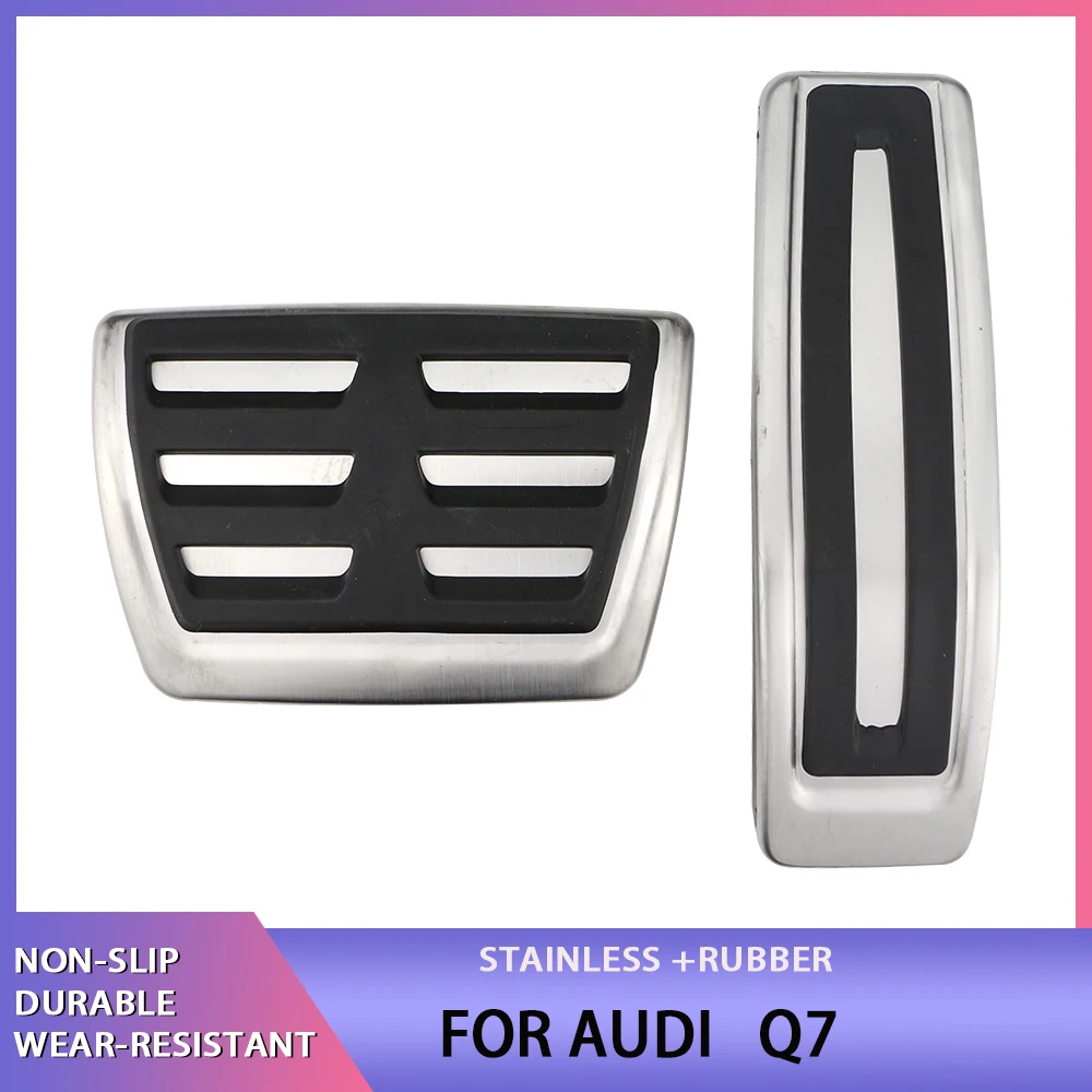 For Audi Q7 4L (07-15) for Volkswagen Touareg 07-18 / Porsche Cayenne 07-16 Car Accessories Gas Brake Footrest Dead Pedal Cover