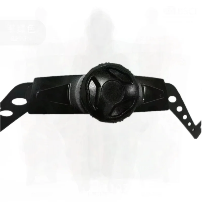 Unisex geheel zwarte M10 Regulator Fit helmhoes voor ski-elektrische auto- en rolschaatshelmen One Size Fits All