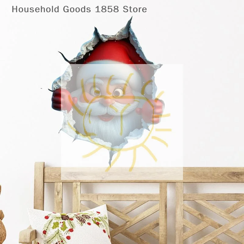 3d-стерео-Санта-Клаус-прорывная-наклейка-на-стену-съемные-виниловые-рождественские-наклейки-на-стену-праздничный-декор-для-дома-гостиной