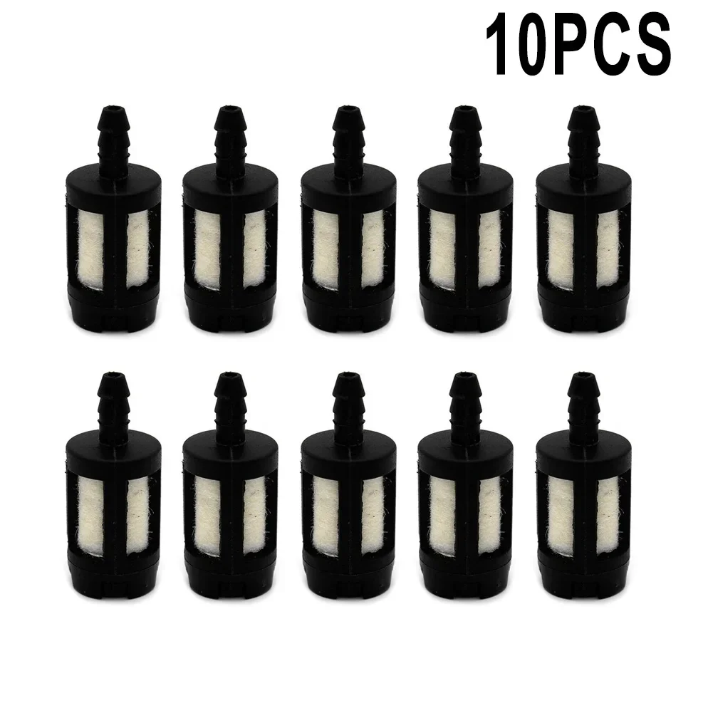 10 PCS General Fuel Filters For Gasoline Garden Machinery Grass For Chainsaws Blowers Trimmer Chainsaw Carburetor Garden Tools