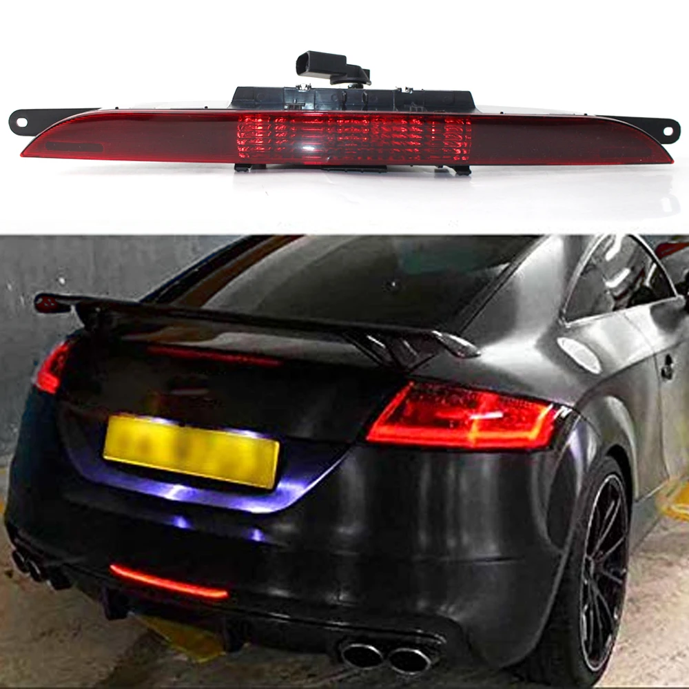 Reflector Third Brake Lamp Rear Bumper Stop Light 8J0945703 For Audi TT MK2 ​8J 2008 2009 2010 2011 2012 2013 8J0945703A1RR