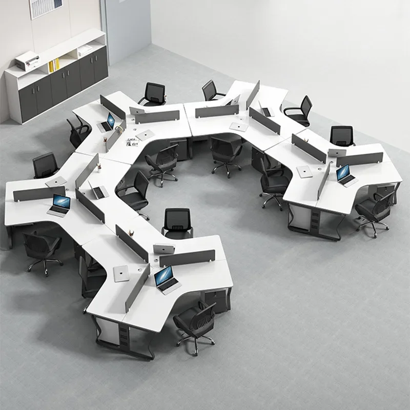 White Office Furniture Table, Desk Chair, Computador, Mesas, Organizador, Jogos