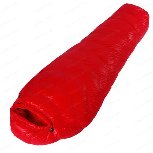 Sleeping Bag for Outdoor Camping, White Goose Down Filling, Waterproof Nylon, Comfortable, Warm, Mummy, Winter, 2800G, 3000G