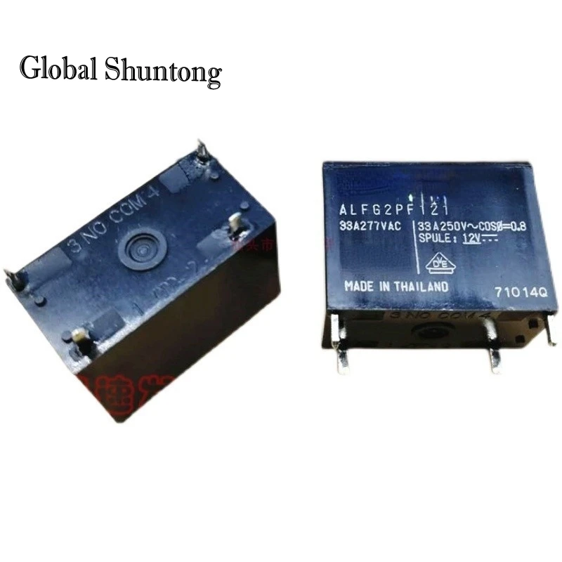 ALFG2PF121 33A 12V 4PIN 277 ylique, 10 Pièces