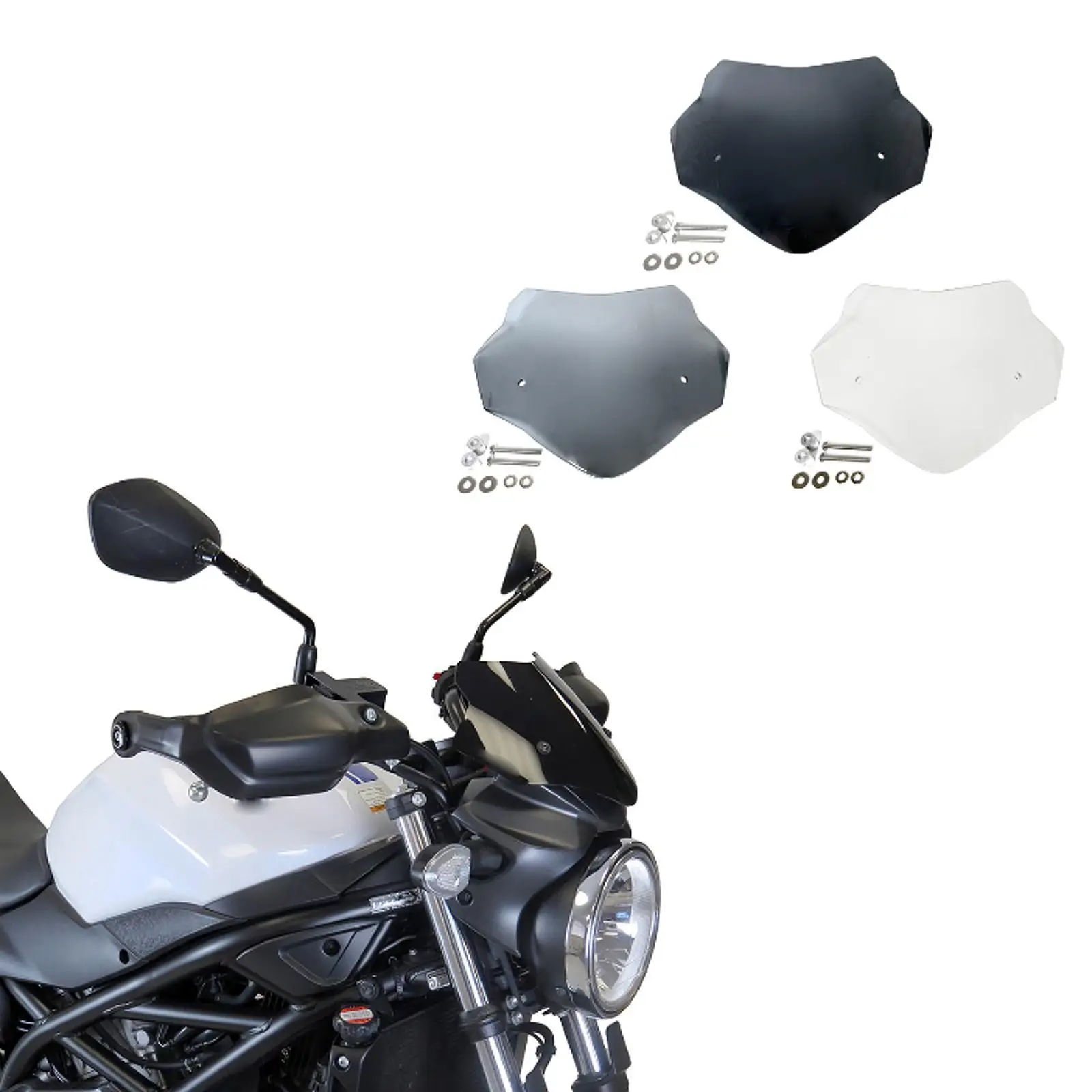 

Motorcycle Windshield Sturdy Motorcycle Wind Deflector for Motorbike