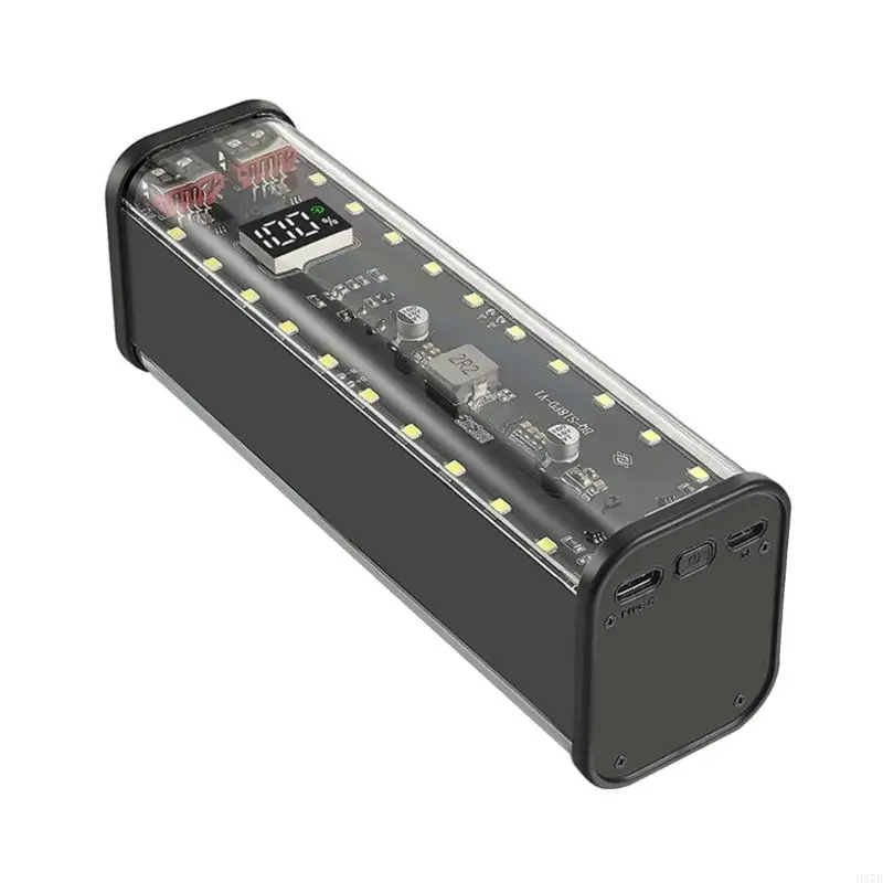 H37B Battery DIY Shell Housing Power Sources Case for 8x18650 Batteries Outer Case