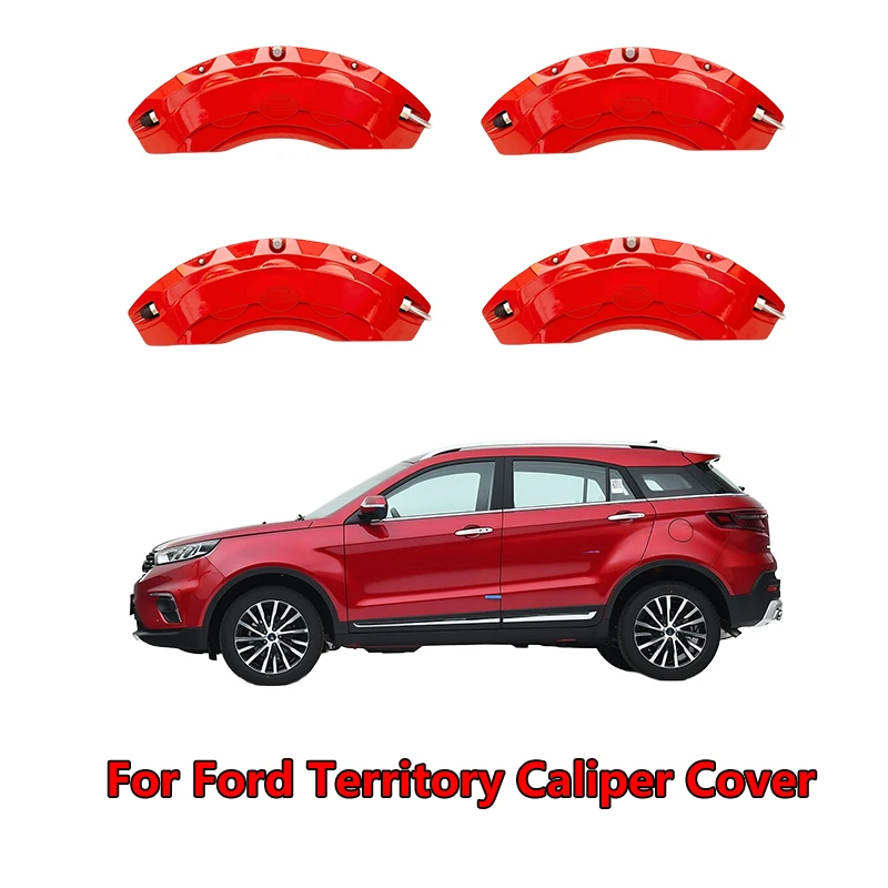Cubiertas de Caliper de Freno para Ford Territory, Compatibles con los Modelos Titanium Trend, Ambiente, Dark Edition, Sport Utility de 4 Puertas, 1.8L, 2023, 2024, 2025