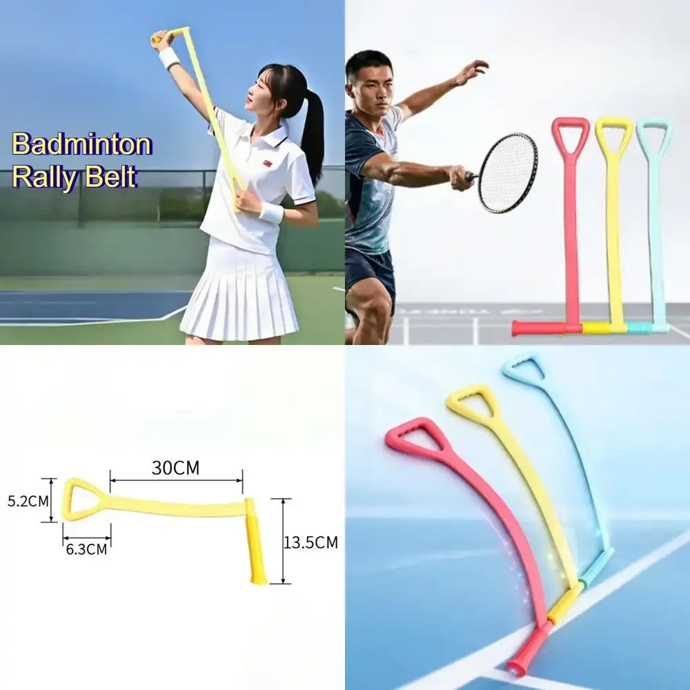 

WAP01 Portable Badminton Rally Belt Beginner Practice Badminton Tension Belt High Elasticity Shuttlecock Trainer Durable
