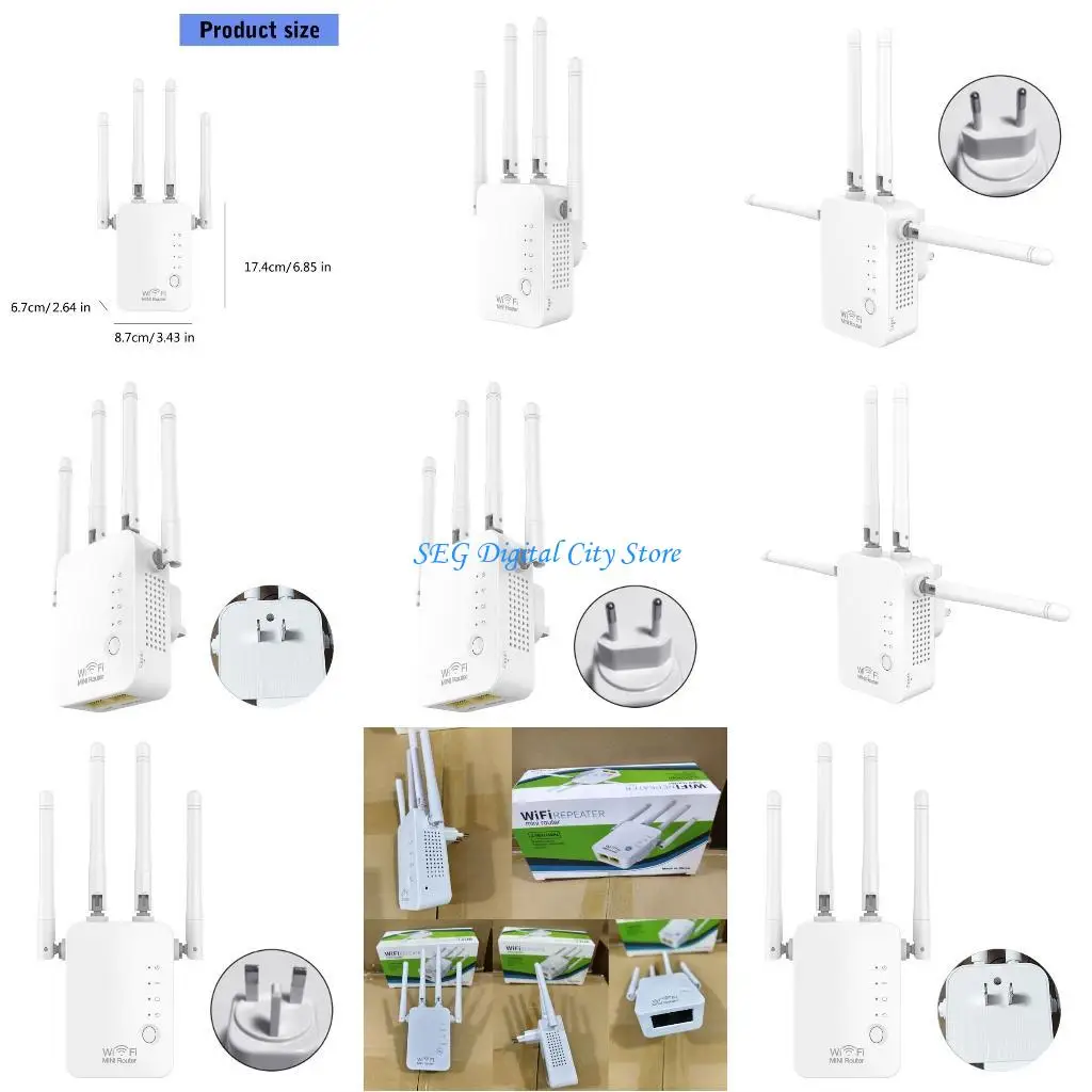 

U75B 2.4Ghz Fast Speed 300Mbps WiFi Extenders to Eliminate Dead Zones in Large Areas