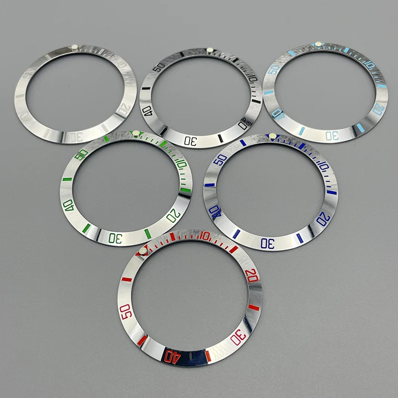 

38mmx30.6 Curved Ceramic Ring Bezel Insert NH35 Case Ring Fits SKX007 SKX009 GMT SUB Case NH35 NH36 Movement Watch Mod Parts