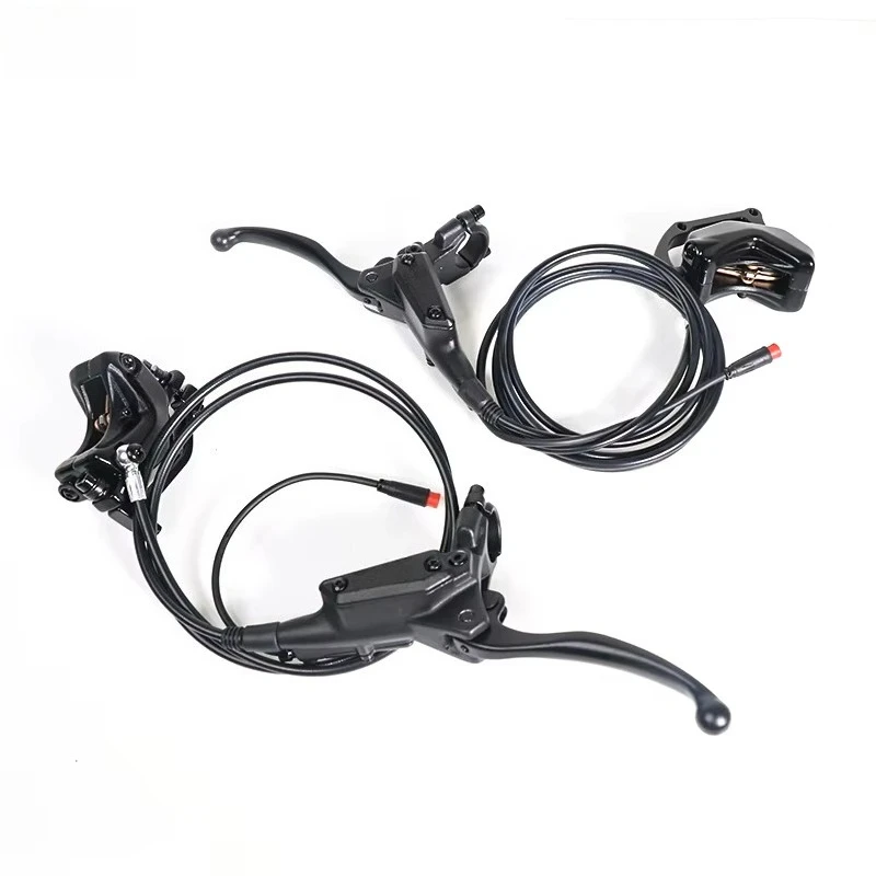 Electric Bicycles Full Set Hydraulic Oil Brake Caliper Brake Lever GT2000 Ebike Brake 4 Piston Accessories