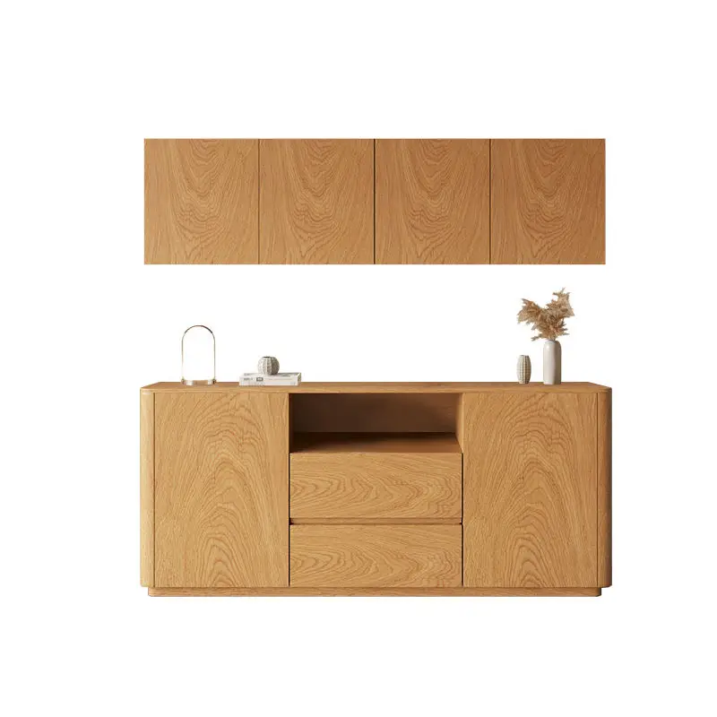 ¡Nuevo! Aparador de Diseño Moderno y Lujoso, Gabinete Buffet de Madera Maciza y Panel MDF Extensible para Comedor/Dormitorio/Muebles de Hotel