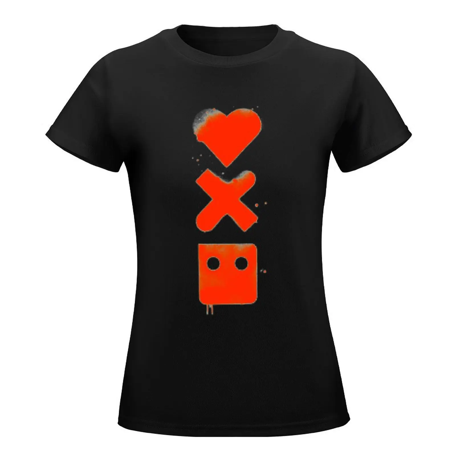 Love, Death & Robots Logo Vertical T-Shirt plus size tops animal print shirt for girls clothes for Women