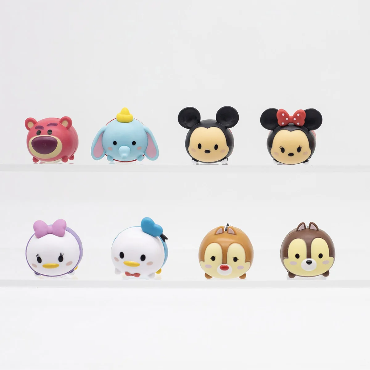 Figuras Magnéticas Apilables Disney Tsum Tsum, Adorables Mickey, Minnie y Lotso, Juguetes Coleccionables de PVC para Fans, Imanes para Refrigerador