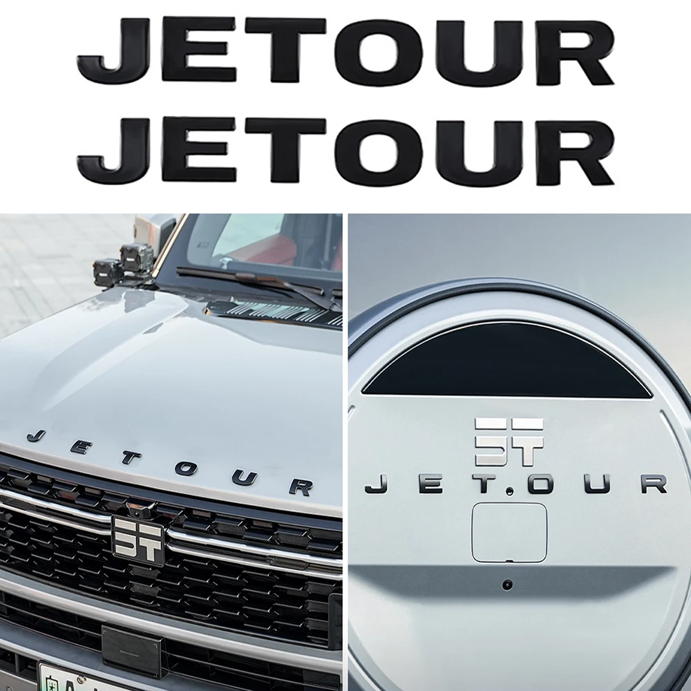 

Металлическая эмблема-буква для капота автомобиля, накладка на запасное колесо, подходит для Chery Jetour G700 2025 2026, декоративные аксессуары