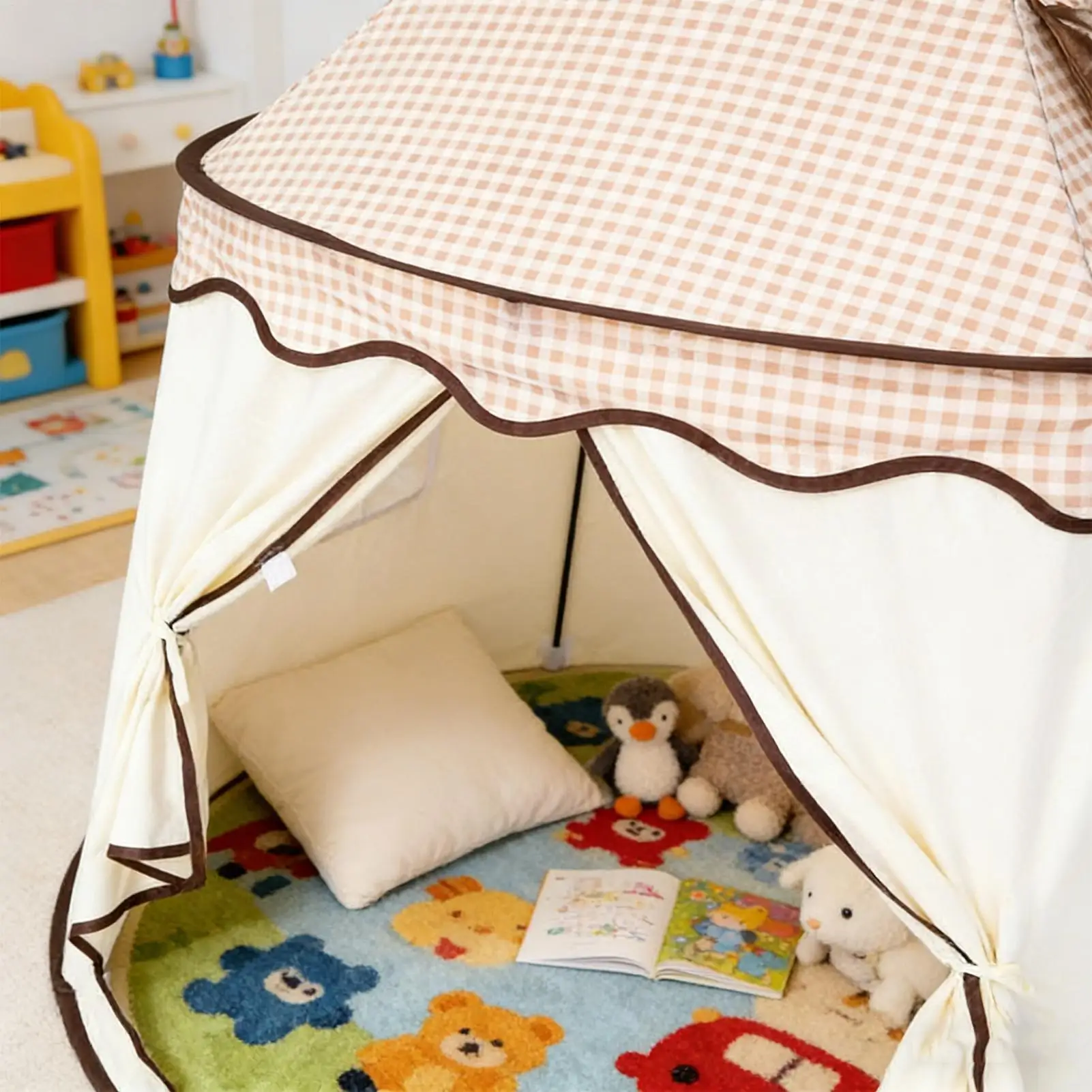 خيمة لعب قابلة للطي للأطفال، منزل لعب للأطفال، فتيات كبيرة، قلعة الأمير، لعبة خارجية، خيمة محمولة قابلة للطي، هدية للأطفال