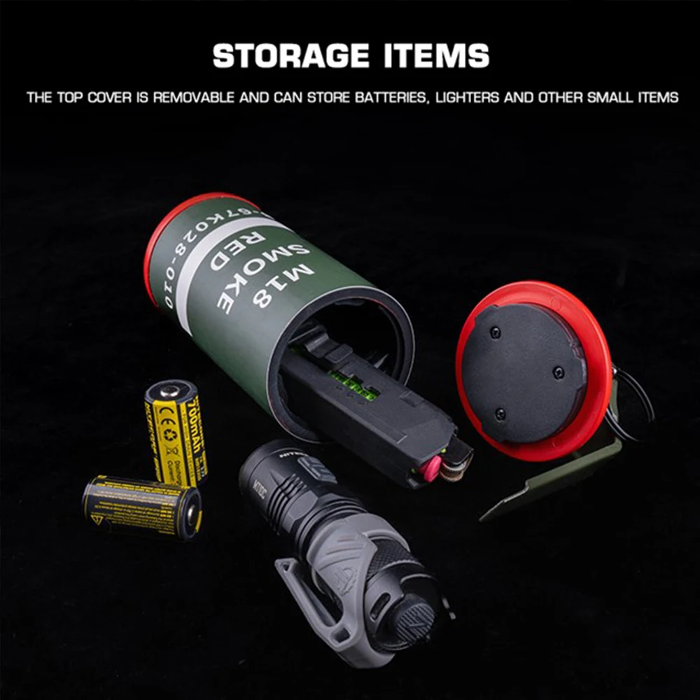 M18 Dummy Smoke Model Collection Toy Mini Storage Case Portable Desk Display Decor  COD Tactical COSPLAY