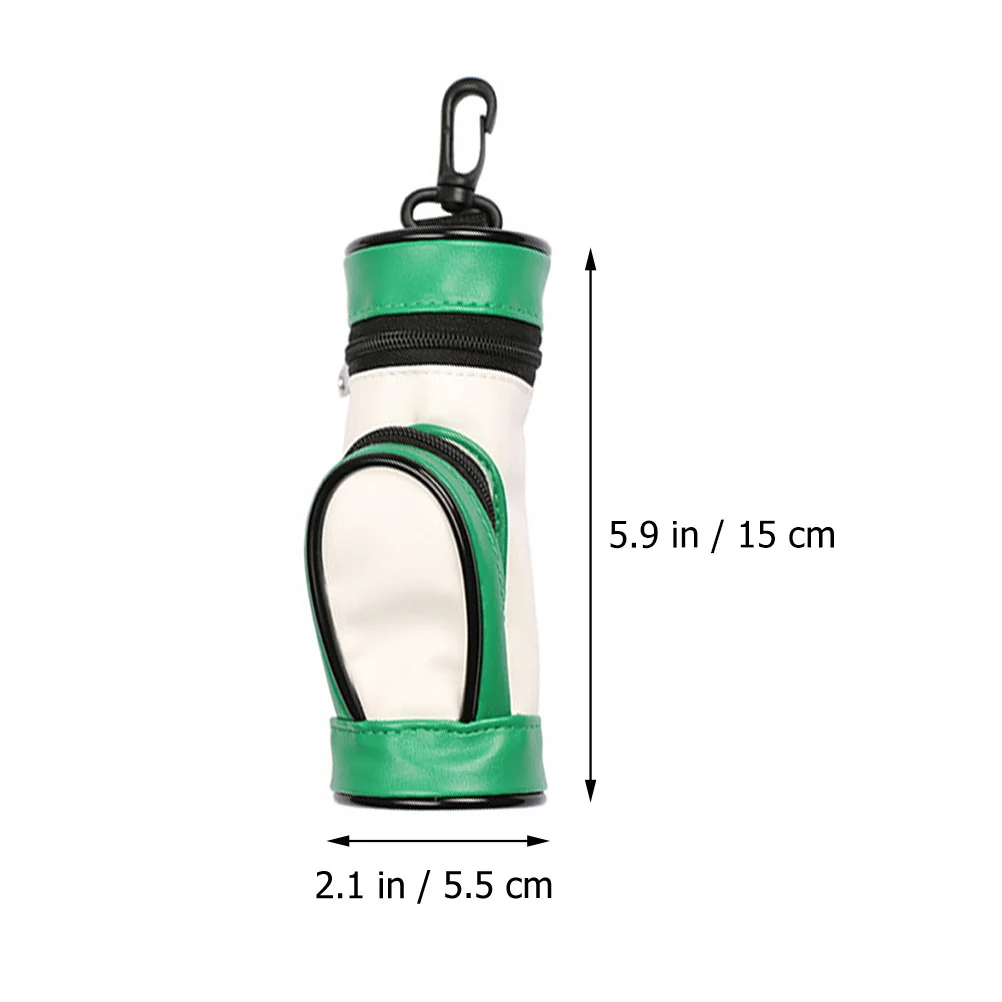 

Reusable Golf Ball Bag Portable Compact Design Made of High-Quality PU Material Fits 3 Balls Convenient Hanging Function Golf