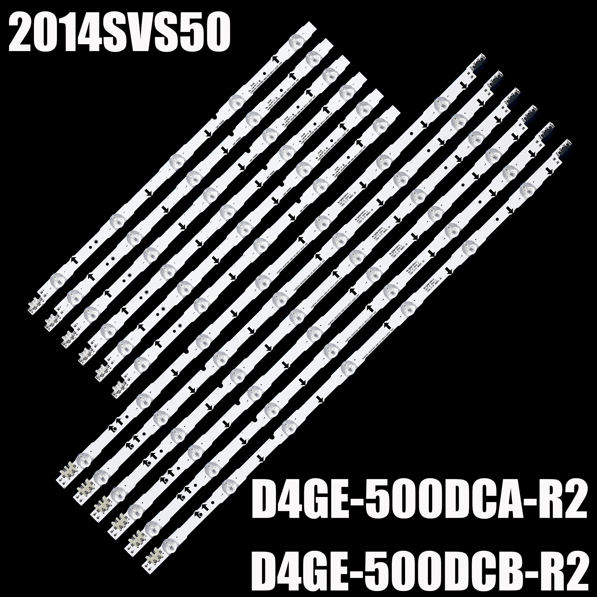 Retroiluminación LED para UN50J5500 UE50H6200 UE50H6470 D4GE-500DCA-R2 D4GE-500DCB-R2 BN96-30428A BN96-30427A BN96-30425A