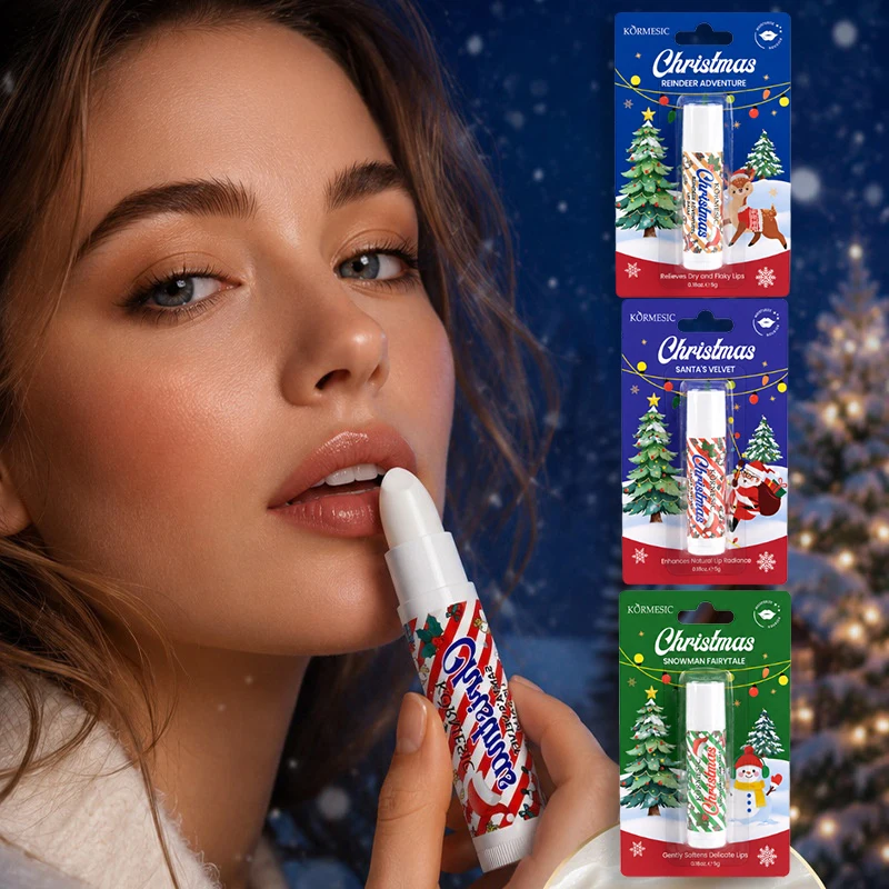 Christmas Lip Balm Autumn Winter Hydrating Moisturizing Lipstick Improve Dry And Peeling Lips Reduce Lip Lines Christmas Gifts