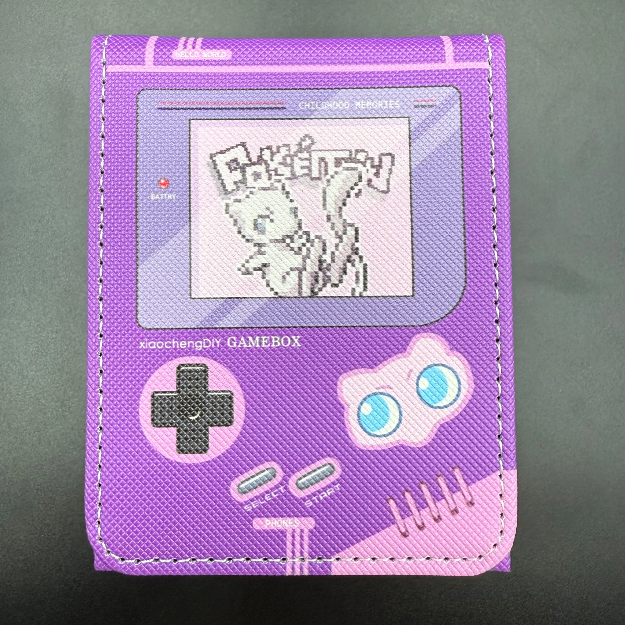 

Diy Ptcg Gengar Mew Pixel Series Card Storage Box Ws Opcg Ygo Ptcg Mew Leather Magnetic Card Storage Box Anime Card Gift