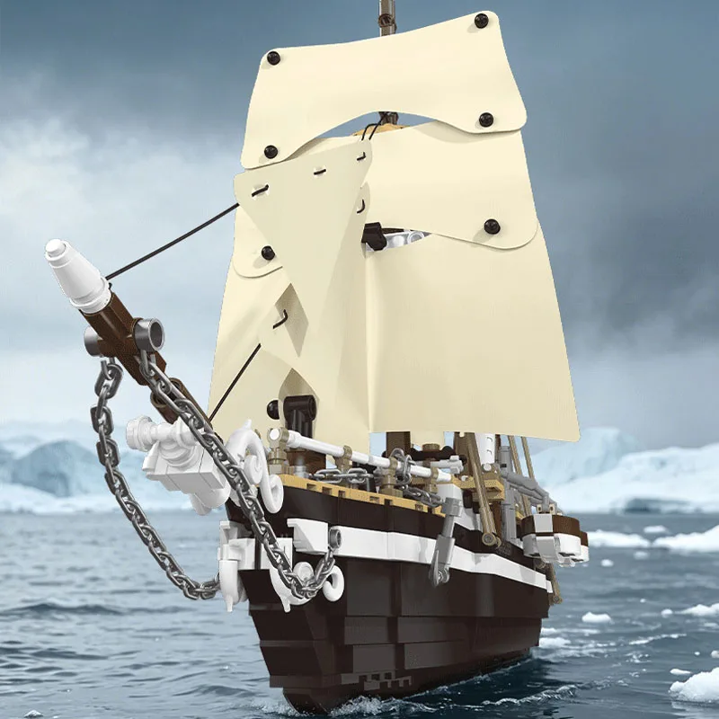 1229pcs MOC Creativity The Adventure Ship Perseverance Building Blocks Bricks Assembling Model Adult Toy Birthday Gift Set