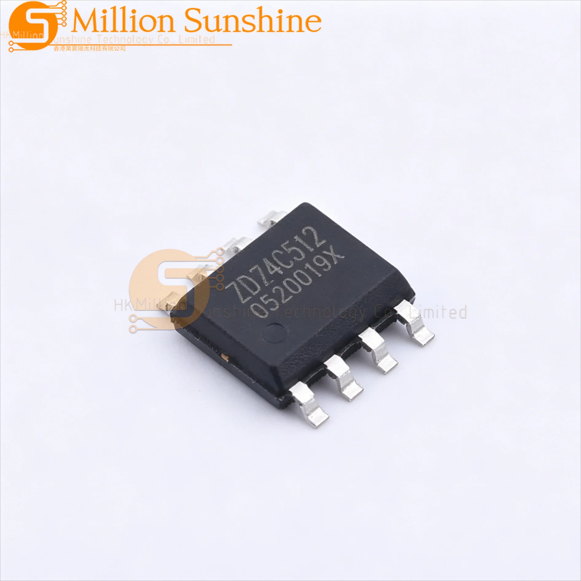 20pcs ZD24C512A-SSGMT SOP-8 I2C 512Kbit 1MHz ZD24C512A EEPROM Memory Chip New Original