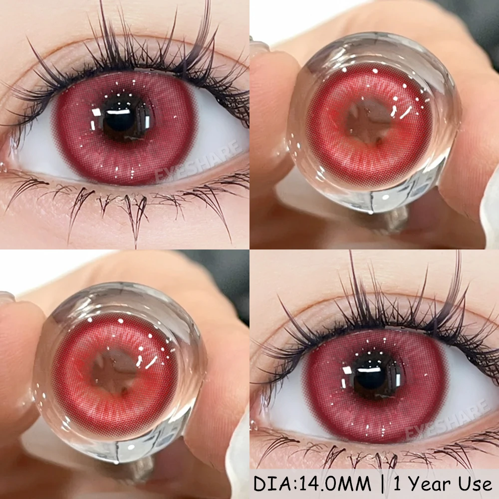 EYESHARE MADRID Serie Farbige Kontaktlinsen für Augen Lila Linsen Verrückte Halloween Anime Zubehör Schönheit Schüler Niedliche Linse