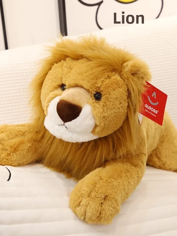 Juguete de León Wulu, Muñeco de Peluche, Almohada, Regalo de Cumpleaños para Niños, Rey del Bosque, León M, Juguetes de Tela Suave para Niños de 3 Años en Adelante