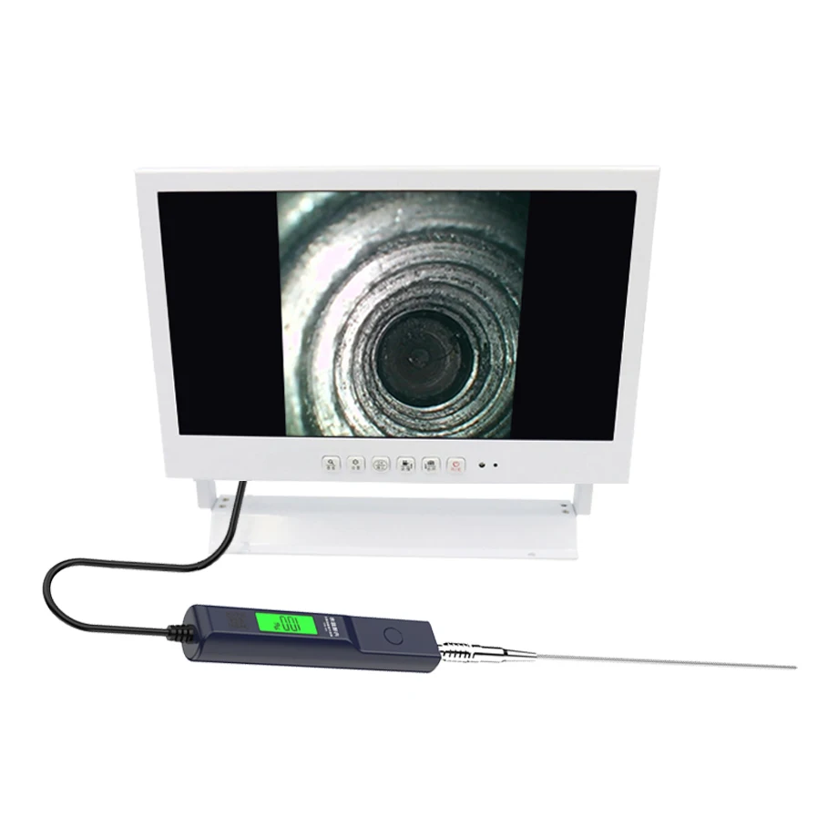 Mini Micro 1.0-2.8mm industrial hard tube mirror Endoscopic handle camera 5 level light adjustable band display