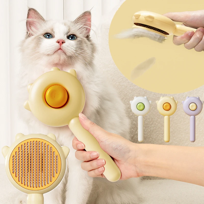 

Cat hair removal comb Pet dog cat brush for haired