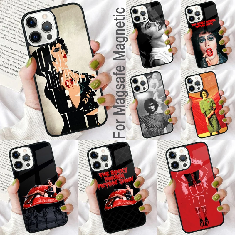 The Rocky Horror Picture Show Magnetic Soft Phone Case for iPhone 16 Promax 15 Pro 13 14 Plus 11 12 Mini MagSafe Coque