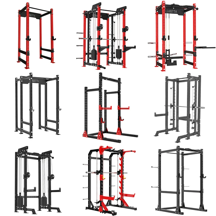 

Factory Direct Commercial Steel Free Weight Smith Set Bulk Gym Equipment Plate Loaded Strength Training Multi Power Rack Machine