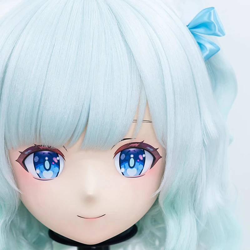 تخصيص كامل عقال قفل الراتنج تأثيري كروسدريس دمية BJD أقنعة اليابانية Animego شخصية تأثيري للجنسين أقنعة Kigurumi