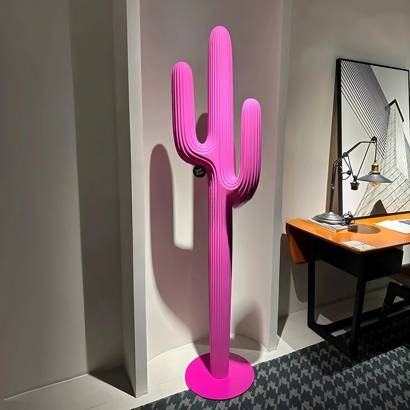 

Designer special-shaped fiberglass creative cactus coat rack Internet celebrity living room bedroom cloakroom floor ornament