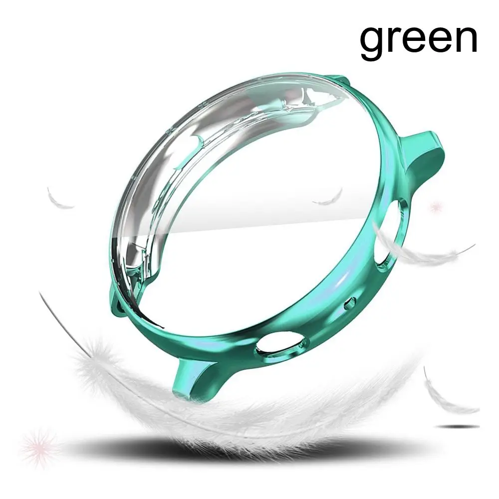 Sports 40mm 44mm Full Cover TPU Watch Case Electroplate Screen Protector For Samsung Galaxy Watch Active 2