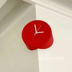 8 Inch Corner Wall Clocks Minimalist Wall Art Clock Bedroom Mechanism Silent Watches Living Room Luxury Desktop Watch Home Decor