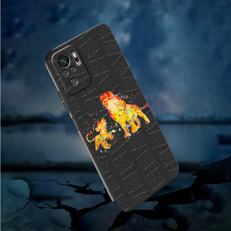 Disney Lion King Cute Case For Xiaomi Redmi Note 11 Pro 10 12 11S 10S 9 9S 13 12C 10C 8 8T 7 K40 9A 9C 9T 9i Funda Phone Cover