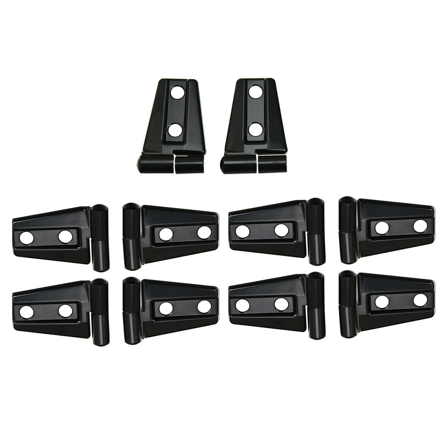 

10Pcs Hood & Door Hinge Cover Decor for 2007-2017 Jeep Wrangler JK JKU Unlimited 2007-2017