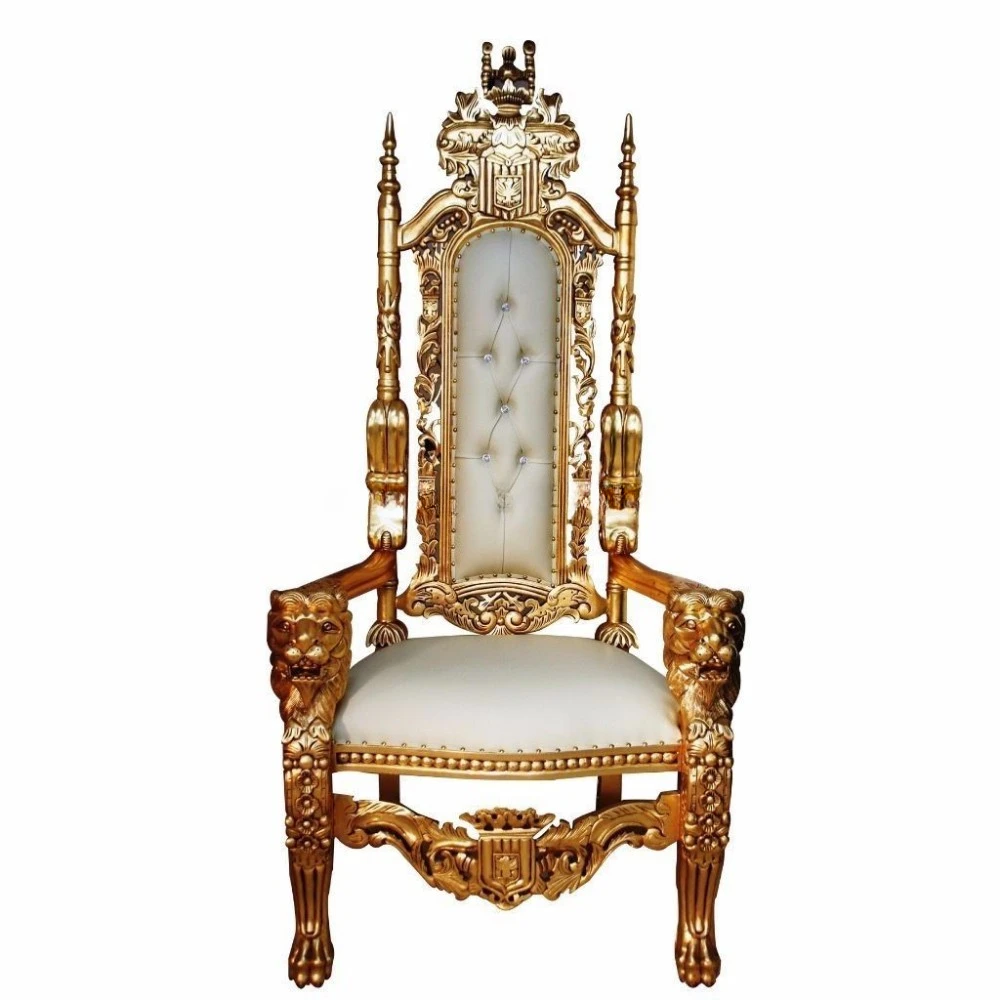 French Style Wedding Royal King Throne Chairs