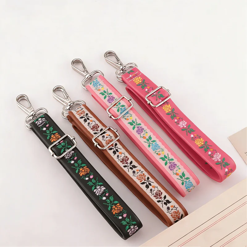 Nylon Shoulder Bag Strap Adjustable Women 2.5CM Bag Belt Strap Accessories Replacement Strap Wide Purse Strap Chain Bag Strap