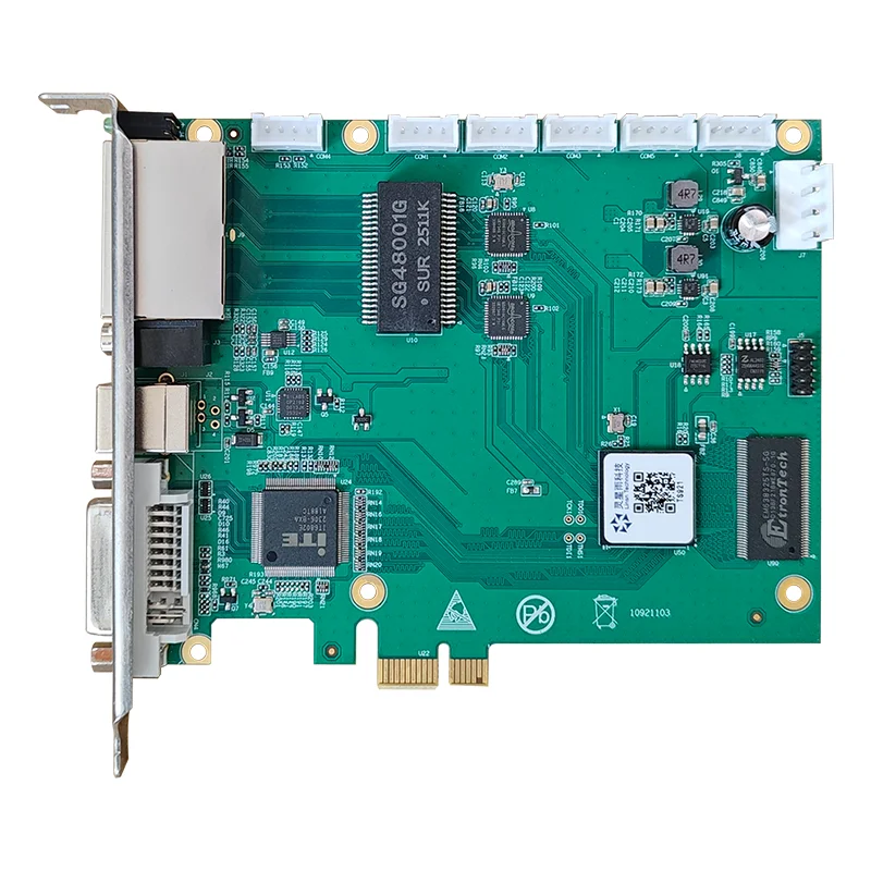 2 RJ45 Ethernet Gigabit Port LED Sending Card Novastar   TS921 Huidu T901 Colorlight S2