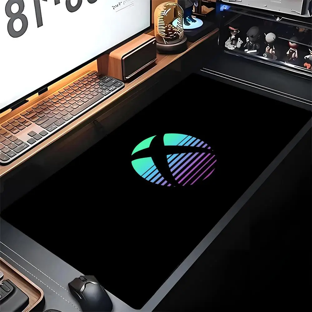 X-Xbox Spiel Mauspad Trend Edge Big Gaming Locking Computer Gamer Großes Gummi Kunst Mousepad Laptop Schreibtisch Matte