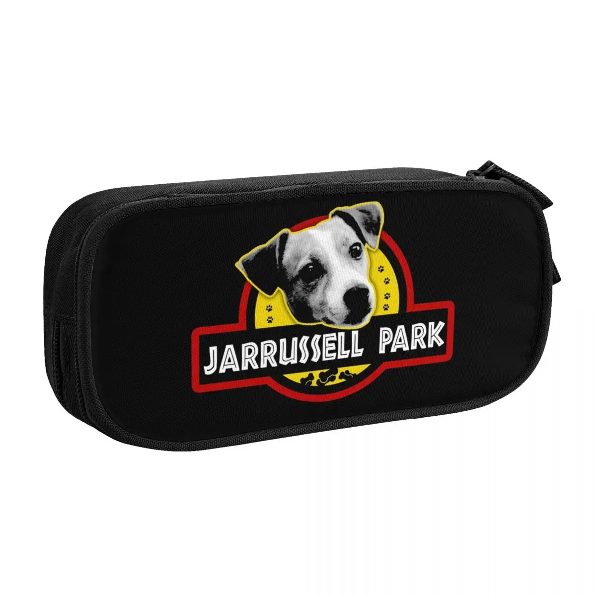 Kawaii Jarrussell Park Jack Russell Terrier Dog Pencil Cases for Girl Boy Large Capacity Animal Pencil Bag School Accessories