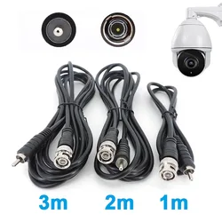 BNC Male to RCA Male Jack Coaxial Cable Connector Video Adapter for CCTV Camera system Camera Accessories