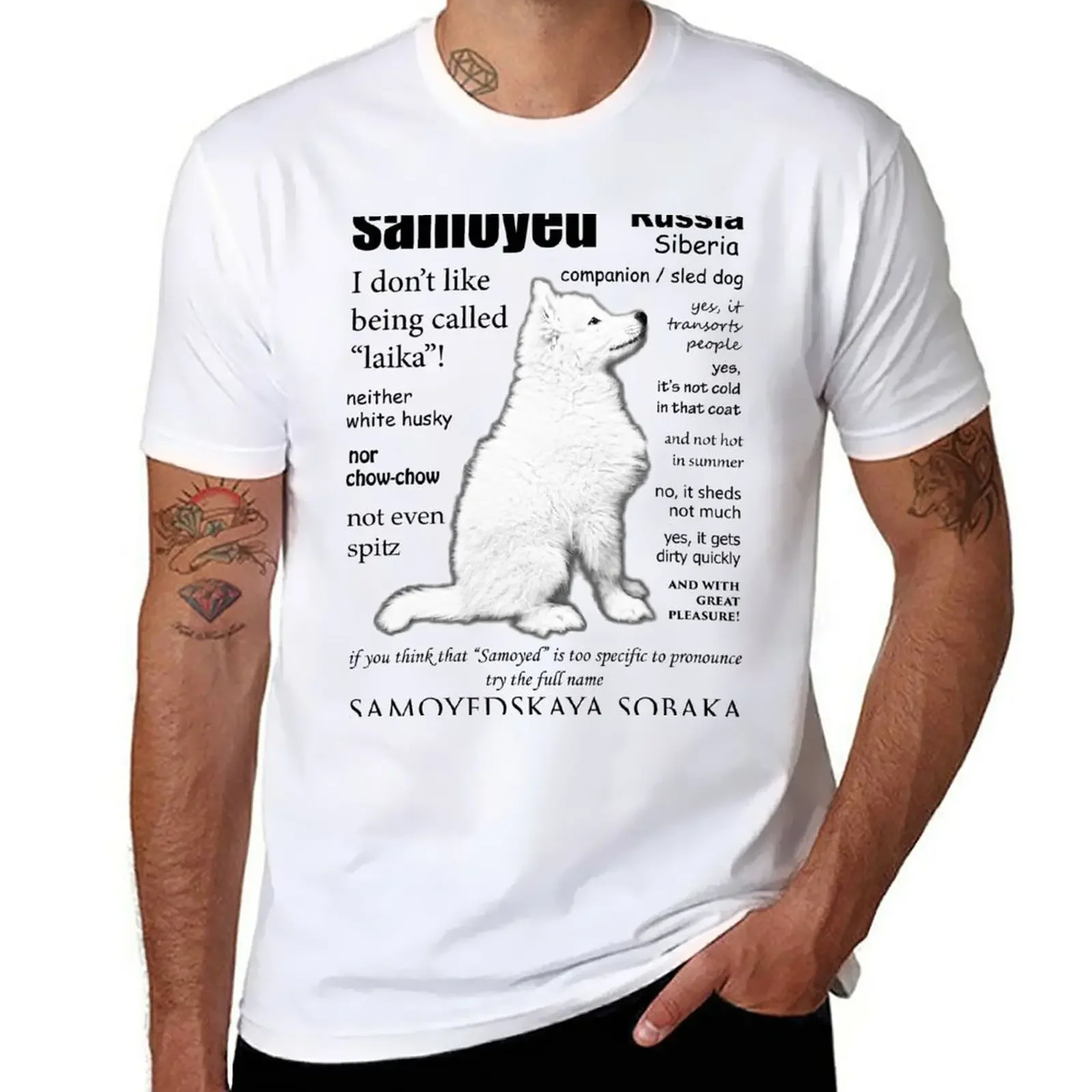 Samoyed. FAQ. T-Shirt blacks blanks mens funny t shirts