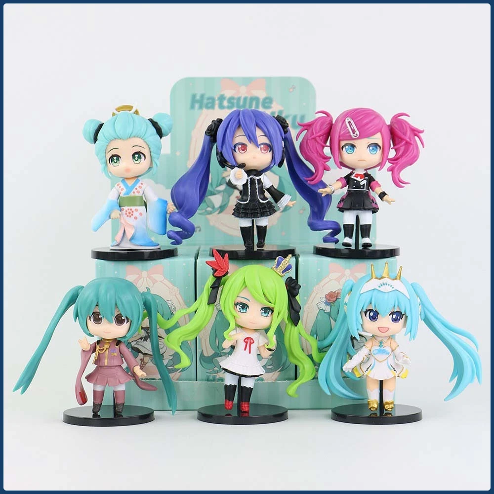 Linda caja ciega de personaje de anime versión Q - Figura de juguete de moda Bloks para colección y decoración de habitaciones