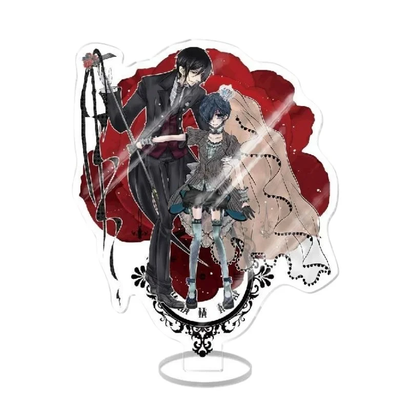Anime Black Butler Acrylic 15cm Stand Model Cosplay Charm Characters Ornament Accesorios Goods Christmas Collection Gifts for Fa